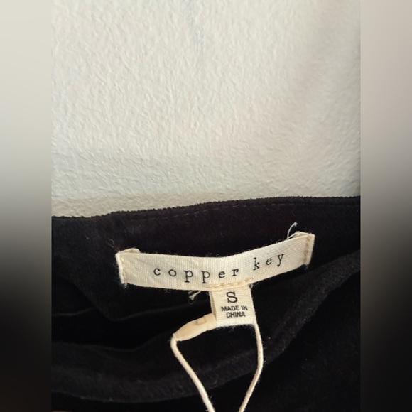 Copper Key Black Velvet Burnout Skater Dress Whimsigoth Goth 90s Small NWT - Picture 9 of 10